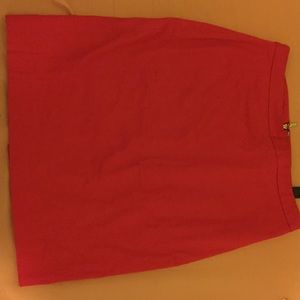 Express red skirt, barely worn!